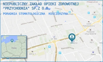 PORADNIA STOMATOLOGICZNA - NIEPUBLICZNY ZAKŁAD OPIEKI ZDROWOTNEJ "PRZYCHODNIA" SP.Z O.O. - UL. MARII SKŁODOWSKIEJ-CURIE 7,  KOŚCIERZYNA