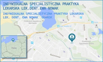 INDYWIDUALNA SPECJALISTYCZNA PRAKTYKA LEKARSKA LEK. DENT. EWA NOWAK - INDYWIDUALNA SPECJALISTYCZNA PRAKTYKA LEKARSKA LEK.DENT.EWA NOWAK - CIETRZEWIA 15,  GDAŃSK