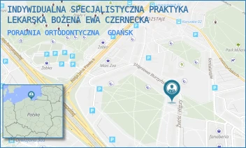 PORADNIA ORTODONTYCZNA - INDYWIDUALNA SPECJALISTYCZNA PRAKTYKA LEKARSKA BOŻENA EWA CZERNECKA - UL. ZBIGNIEWA BURZYŃSKIEGO 9,  GDAŃSK