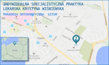 PORADNIA ORTODONTYCZNA - INDYWIDUALNA SPECJALISTYCZNA PRAKTYKA LEKARSKA KRYSTYNA WIŚNIEWSKA - UL. CHEŁMIŃSKA 9,  SZTUM