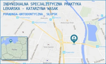 PORADNIA ORTODONTYCZNA - INDYWIDUALNA SPECJALISTYCZNA PRAKTYKA LEKARSKA - KATARZYNA WASAK - TRAMWAJOWA 5/3,  SŁUPSK