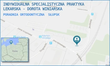PORADNIA ORTODONTYCZNA - INDYWIDUALNA SPECJALISTYCZNA PRAKTYKA LEKARSKA - DOROTA WINIARSKA - UL. M. KONOPNICKIEJ 17/2,  SŁUPSK