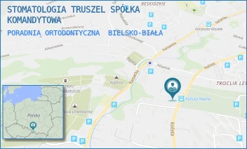 PORADNIA ORTODONTYCZNA - STOMATOLOGIA TRUSZEL SPÓŁKA KOMANDYTOWA - UL. KOLISTA 64,  BIELSKO-BIAŁA