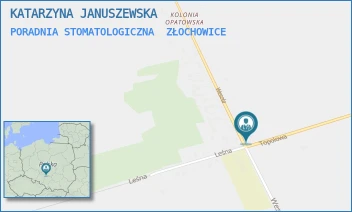 PORADNIA STOMATOLOGICZNA - KATARZYNA JANUSZEWSKA - UL. TOPOLOWA 1,  ZŁOCHOWICE