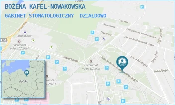 GABINET STOMATOLOGICZNY - BOŻENA KAFEL-NOWAKOWSKA - PODKOWIŃSKIEGO 8,  DZIAŁDOWO