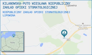 NIEPUBLICZNY ZAKŁAD OPIEKI STOMATOLOGICZNEJ - KILANOWSKA-PUTO WIESŁAWA NIEPUBLICZNY ZAKŁAD OPIEKI STOMATOLOGICZNEJ - 7,  LIPOWINA