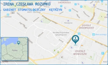 GABINET STOMATOLOGICZNY - IRENA CZESŁAWA ROZUMKO - MONIUSZKI 6/8,  KĘTRZYN