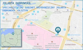 SPECJALISTYCZNY GABINET ORTODONTYCZNY JOLANTA DĄBROWSKA - JOLANTA DĄBROWSKA - ŻOŁNIERSKA 41 B,  OLSZTYN