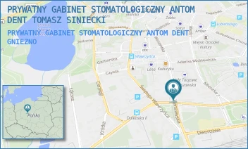 PRYWATNY GABINET STOMATOLOGICZNY ANTOM DENT - PRYWATNY GABINET STOMATOLOGICZNY ANTOM DENT TOMASZ SINIECKI - WARSZAWSKA 21,  GNIEZNO