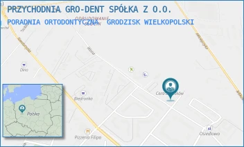 PORADNIA ORTODONTYCZNA - PRZYCHODNIA GRO-DENT SPÓŁKA Z O.O. - OSIEDLE WOJSKA POLSKIEGO 111,  GRODZISK WIELKOPOLSKI