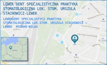 LEWEKDENT SPECJALISTYCZ PRAKTYKA STOMATOLOGICZNA LEK.STOM. URSZULA STACHOWICZ - LEWEK - LEWEK DENT SPECJALISTYCZNA PRAKTYKA STOMATOLOGICZNA LEK. STOM. URSZULA STACHOWICZ-LEWEK - UMIŃSKIEGO 10/1A/1B,  POZNAŃ-WILDA