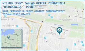 NZOZ ORTODONCJA-POINT GABINET ORTODONTYCZNY - NIEPUBLICZNY ZAKŁAD OPIEKI ZDROWOTNEJ "ORTODONCJA - POINT" - OS. ST. BATOREGO 82B/L2,  POZNAŃ-STARE MIASTO