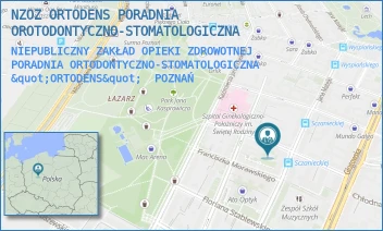 NIEPUBLICZNY ZAKŁAD OPIEKI ZDROWOTNEJ PORADNIA ORTODONTYCZNO-STOMATOLOGICZNA "ORTODENS" - NZOZ ORTODENS PORADNIA OROTODONTYCZNO-STOMATOLOGICZNA - SCZANIECKIEJ 8C/107,  POZNAŃ