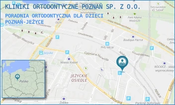 PORADNIA ORTODONTYCZNA DLA DZIECI - KLINIKI ORTODONTYCZNE POZNAŃ SP. Z O.O. - CYPRIANA NORWIDA 10,  POZNAŃ-JEŻYCE
