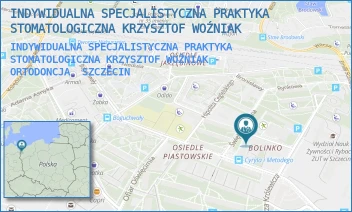 INDYWIDUALNA SPECJALISTYCZNA PRAKTYKA STOMATOLOGICZNA KRZYSZTOF WOŹNIAK - ORTODONCJA - INDYWIDUALNA SPECJALISTYCZNA PRAKTYKA STOMATOLOGICZNA KRZYSZTOF WOŹNIAK - ŚW. MARCINA 2,  SZCZECIN