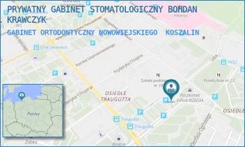 GABINET ORTODONTYCZNY NOWOWIEJSKIEGO - PRYWATNY GABINET STOMATOLOGICZNY BOHDAN KRAWCZYK - FELIKSA NOWOWIEJSKIEGO 9B,  KOSZALIN