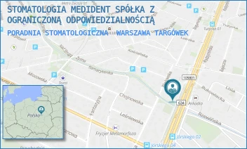 PORADNIA STOMATOLOGICZNA - STOMATOLOGIA MEDIDENT SPÓŁKA Z OGRANICZONĄ ODPOWIEDZIALNOŚCIĄ - RADZYMIŃSKA 183,  WARSZAWA TARGÓWEK