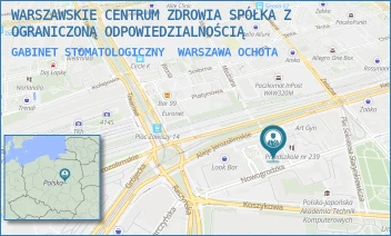 GABINET STOMATOLOGICZNY - WARSZAWSKIE CENTRUM ZDROWIA SPÓŁKA Z OGRANICZONĄ ODPOWIEDZIALNOŚCIĄ - NOWOGRODZKA 76,  WARSZAWA OCHOTA