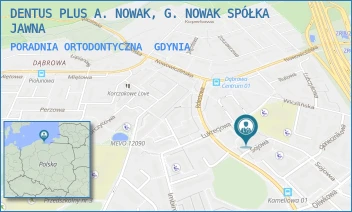 PORADNIA ORTODONTYCZNA - DENTUS PLUS A. NOWAK, G. NOWAK SPÓŁKA KOMANDYTOWA - UL. SOJOWA 1/01,  GDYNIA