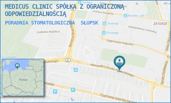 PORADNIA STOMATOLOGICZNA - MEDICUS CLINIC SPÓŁKA Z OGRANICZONĄ ODPOWIEDZIALNOŚCIĄ - UL. JÓZEFA PIŁSUDSKIEGO 16B,  SŁUPSK
