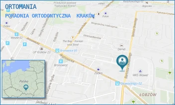 PORADNIA ORTODONTYCZNA - ORTOMANIA - UL. BARTOSZA GŁOWACKIEGO 6/1,  KRAKÓW