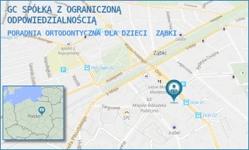 PORADNIA ORTODONTYCZNA DLA DZIECI - GC SPÓŁKA Z OGRANICZONĄ ODPOWIEDZIALNOŚCIĄ - ORLA 8/75,  ZĄBKI