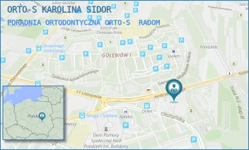 PORADNIA ORTODONTYCZNA ORTO-S - ORTO-S KAROLINA SIDOR - ANDRZEJA STRUGA 106/U3, RADOM
